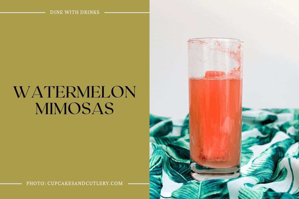Watermelon Mimosas
