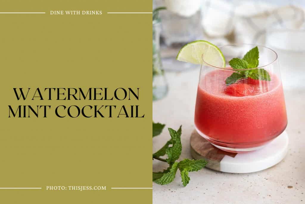 22 Best Watermelon Mint Cocktails | DineWithDrinks