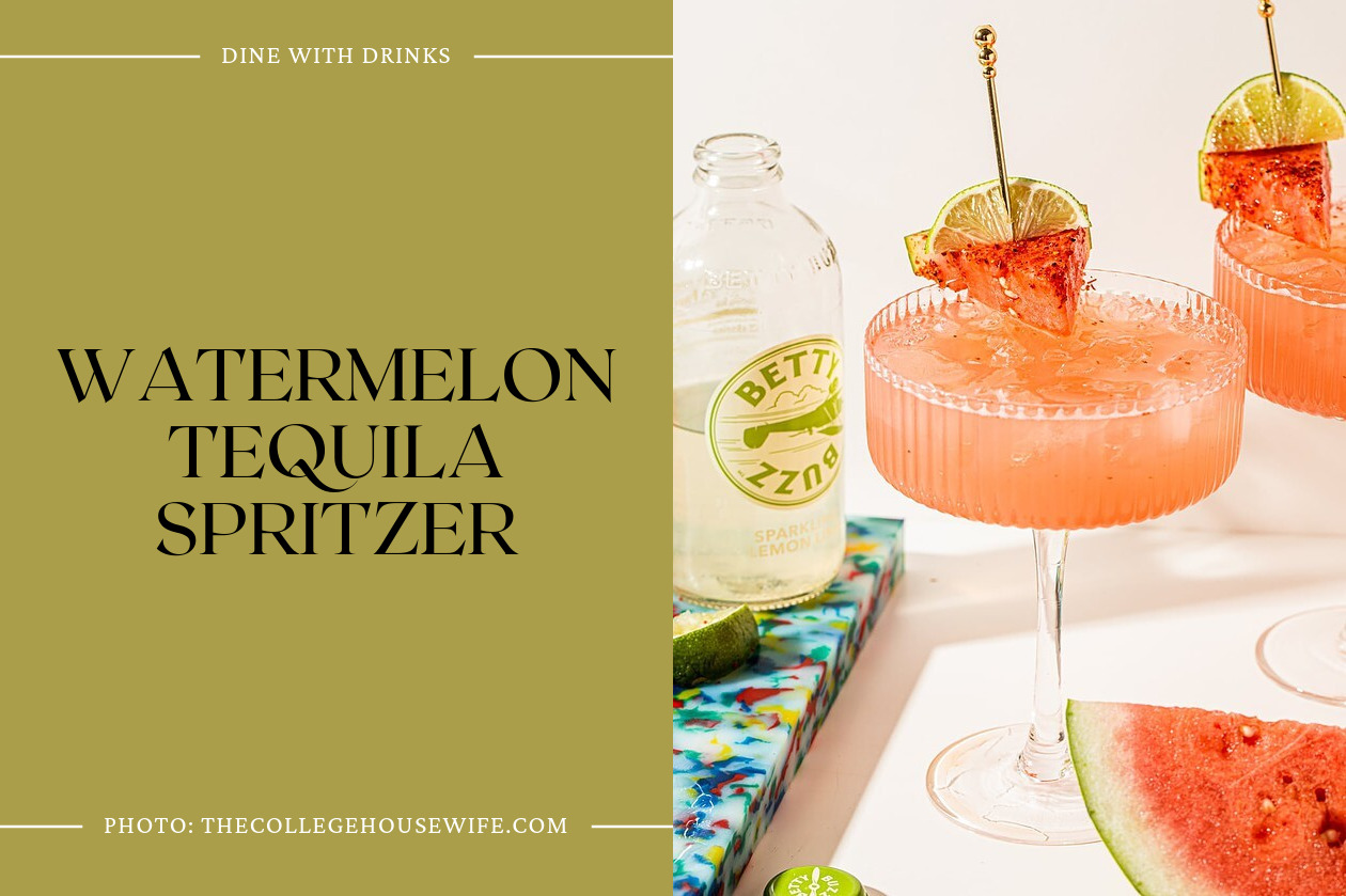 Watermelon Tequila Spritzer