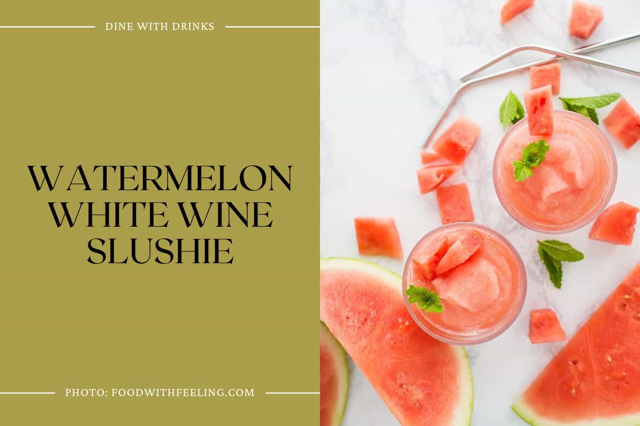 Watermelon White Wine Slushie