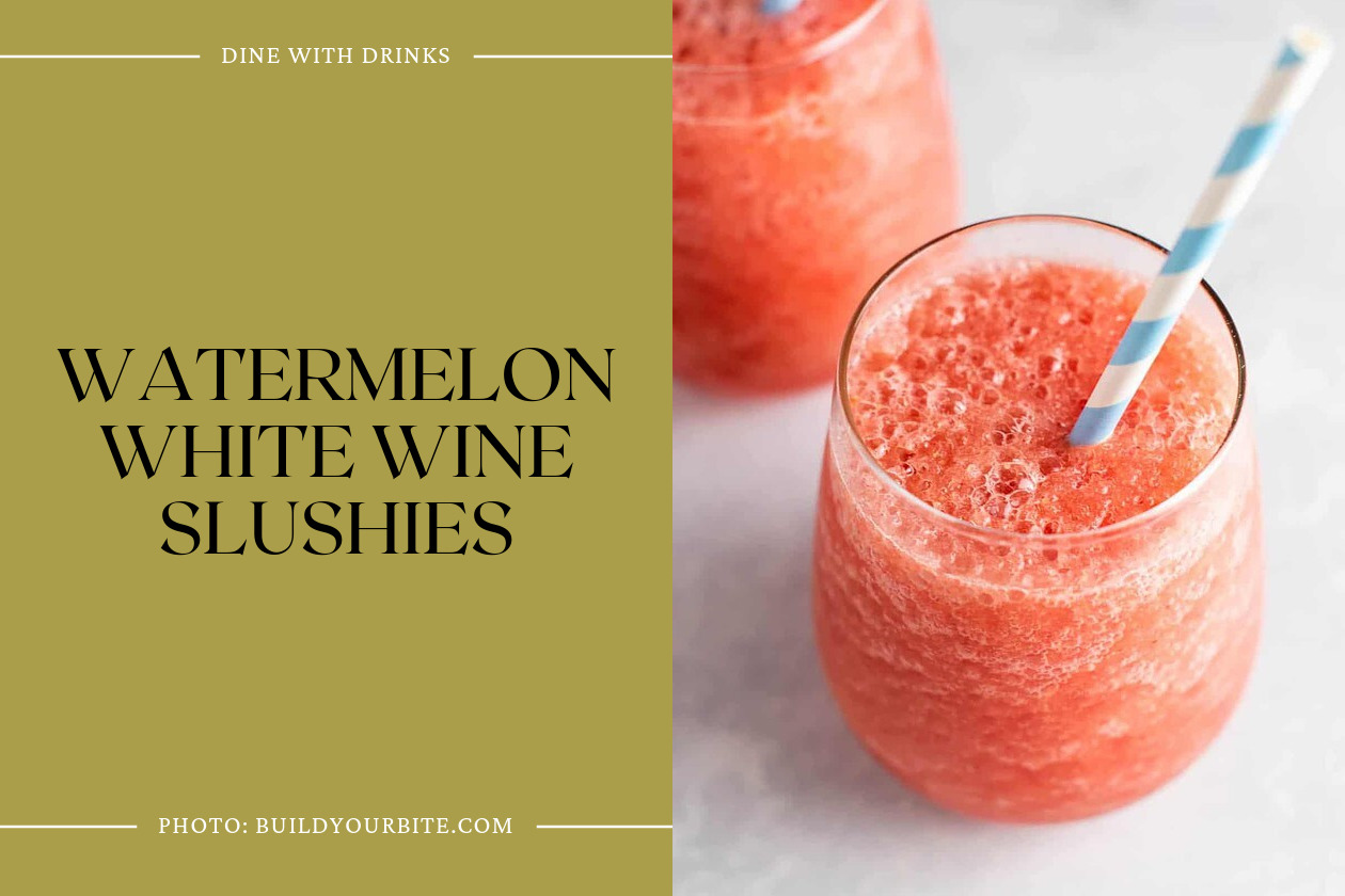 Watermelon White Wine Slushies