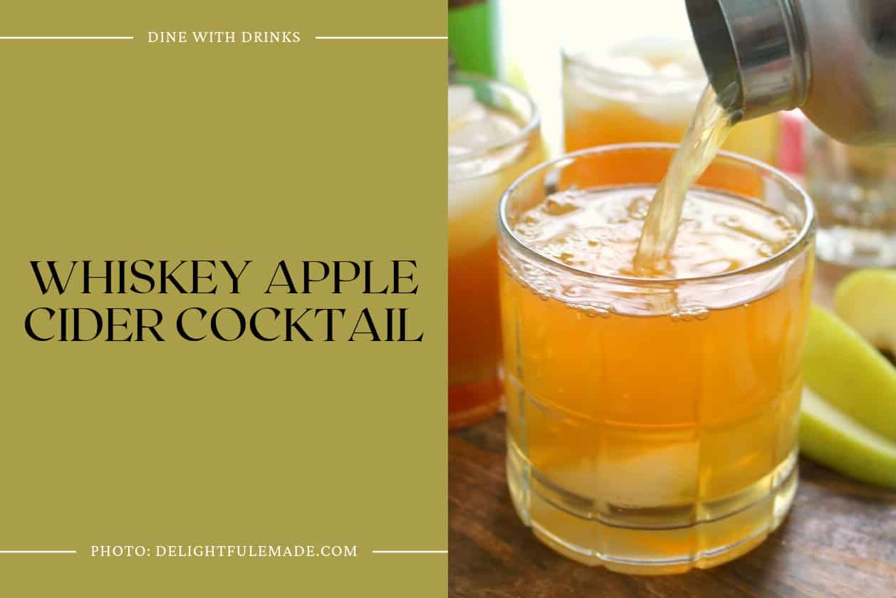 Whiskey Apple Cider Cocktail