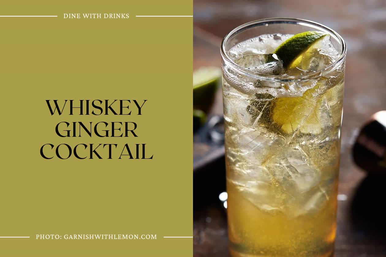 Whiskey Ginger Cocktail