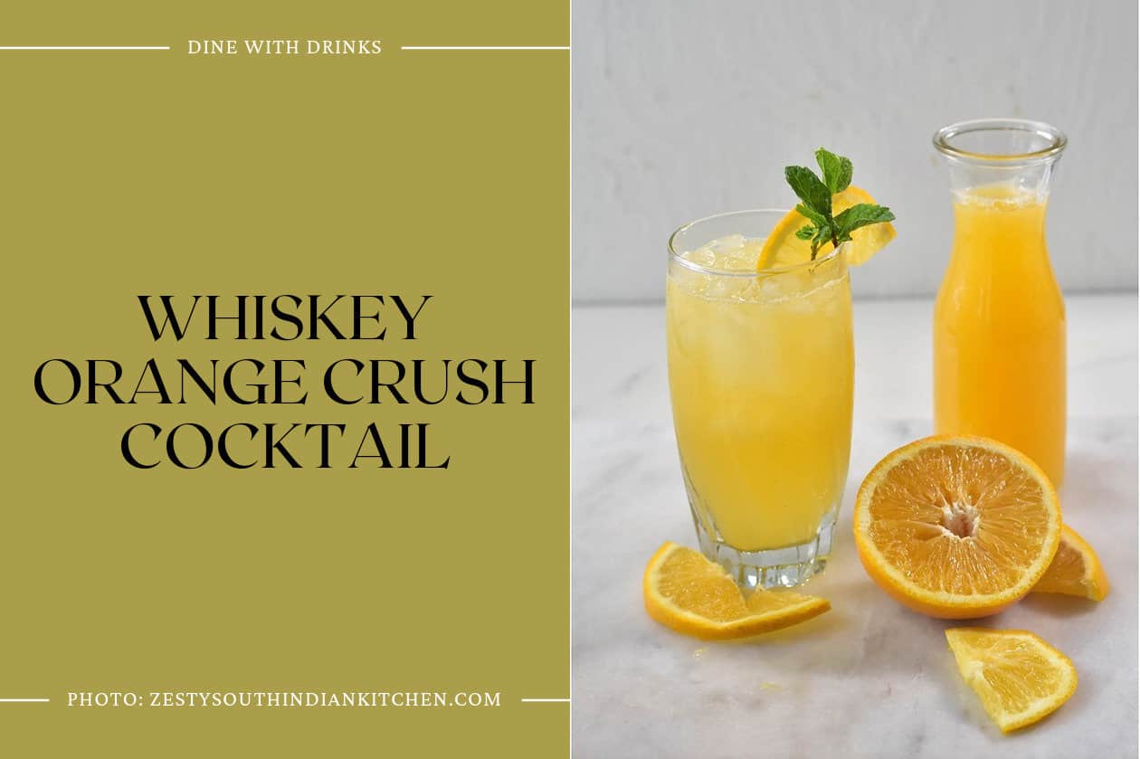 Whiskey Orange Crush Cocktail