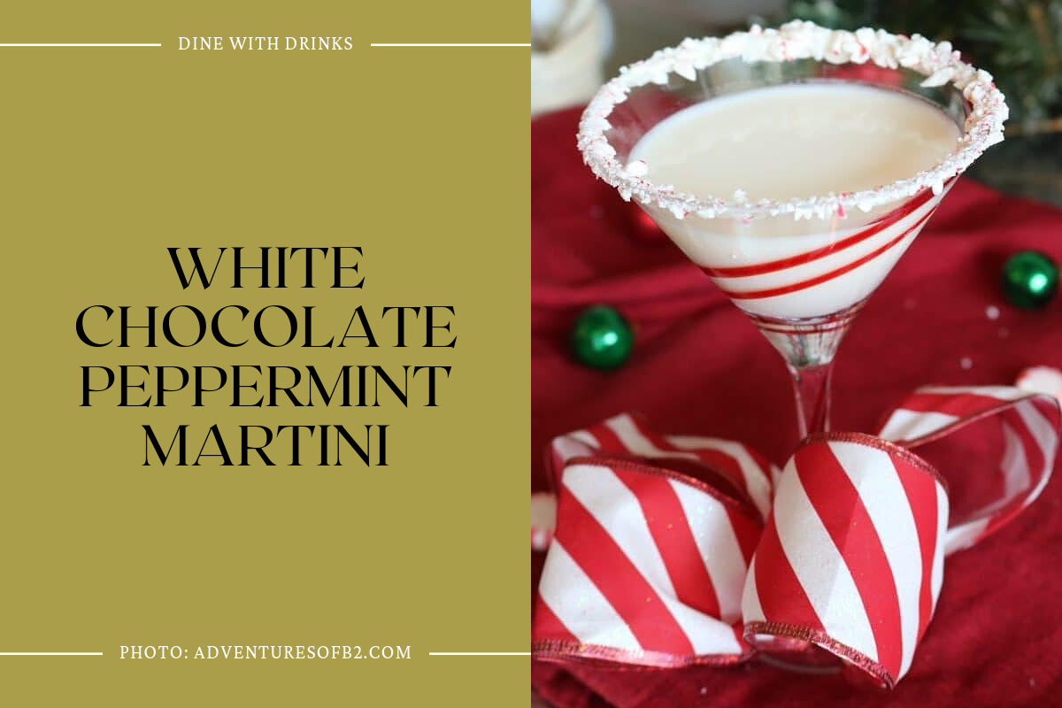 White Chocolate Peppermint Martini