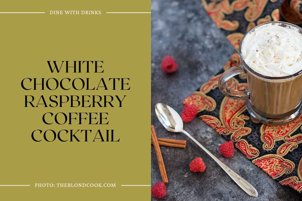 White Chocolate Raspberry Coffee Cocktail