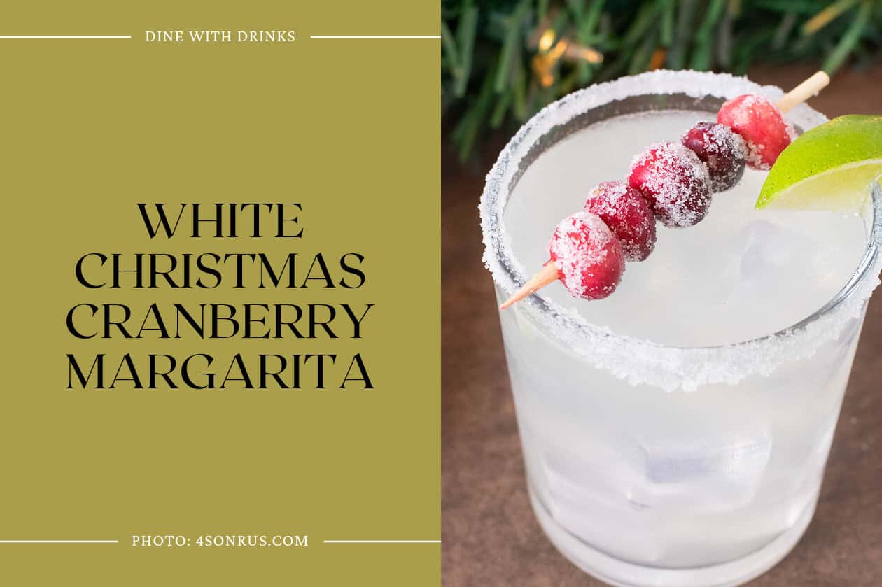 White Christmas Cranberry Margarita