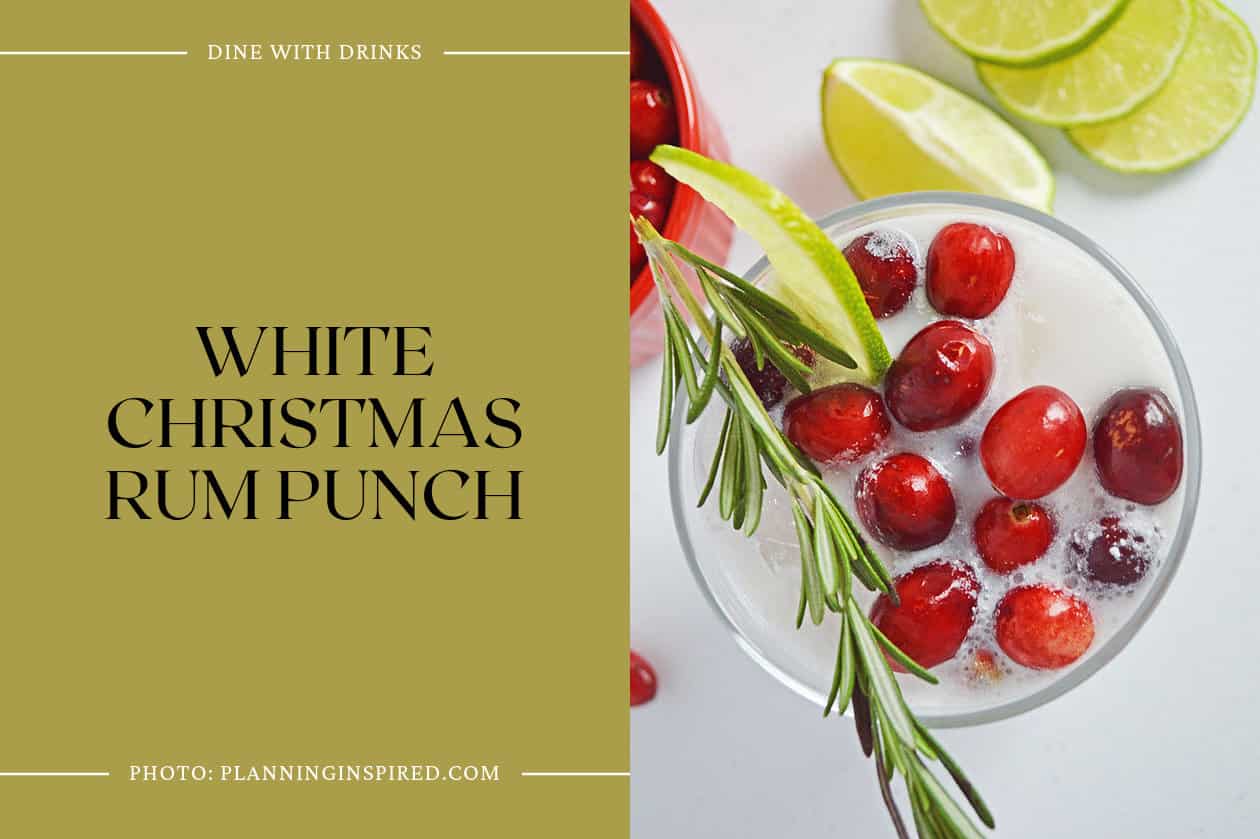 White Christmas Rum Punch
