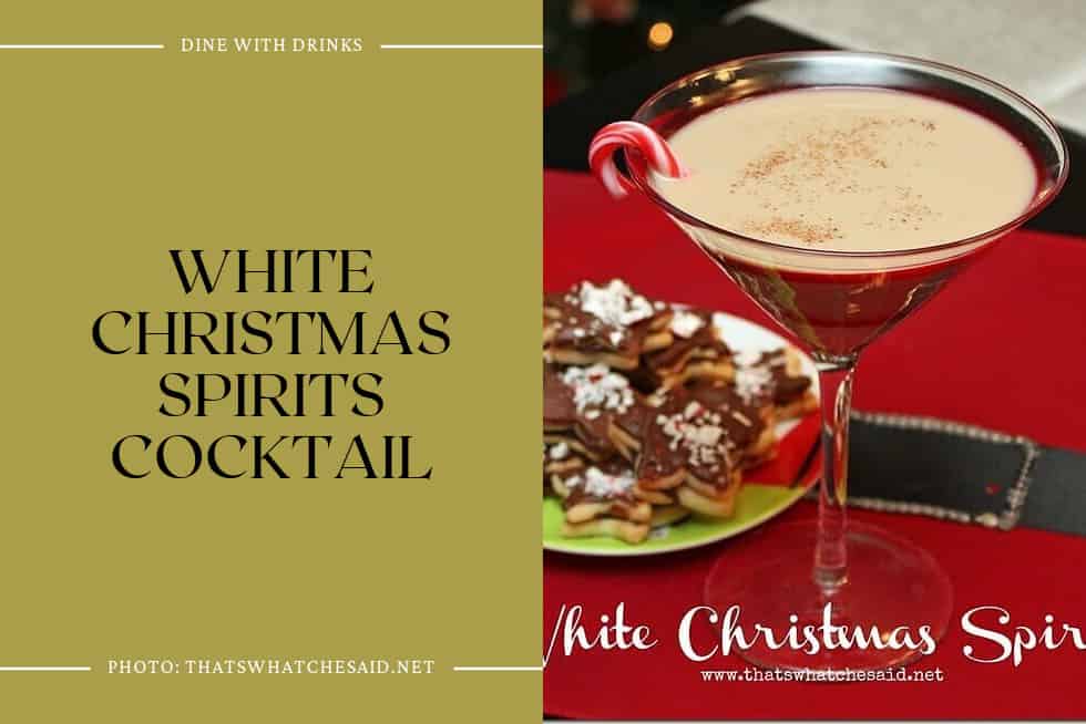 White Christmas Spirits Cocktail