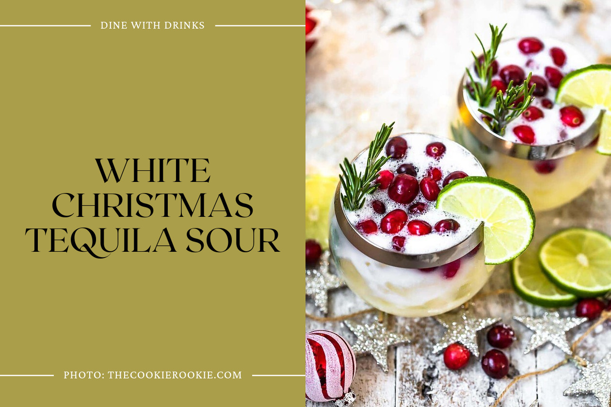 White Christmas Tequila Sour