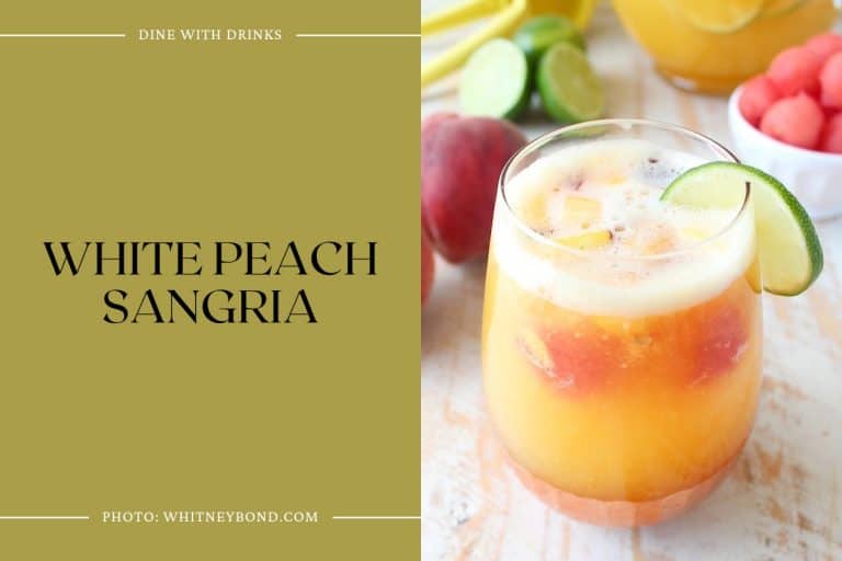 18 White Peach Cocktails to Sip Your Way into Summer Bliss | DineWithDrinks