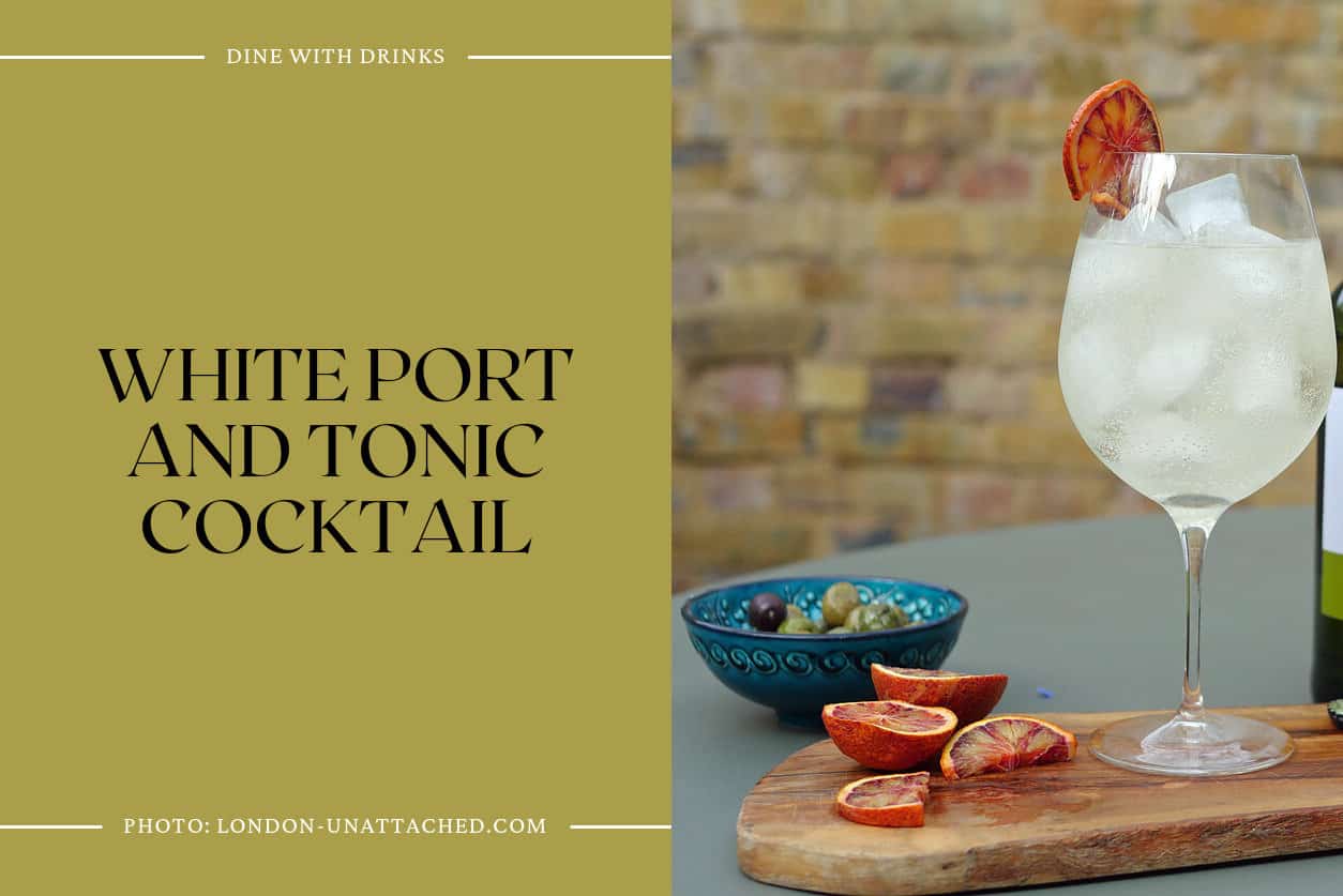 White Port And Tonic Cocktail