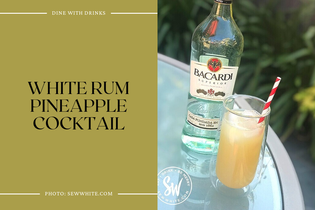 White Rum Pineapple Cocktail