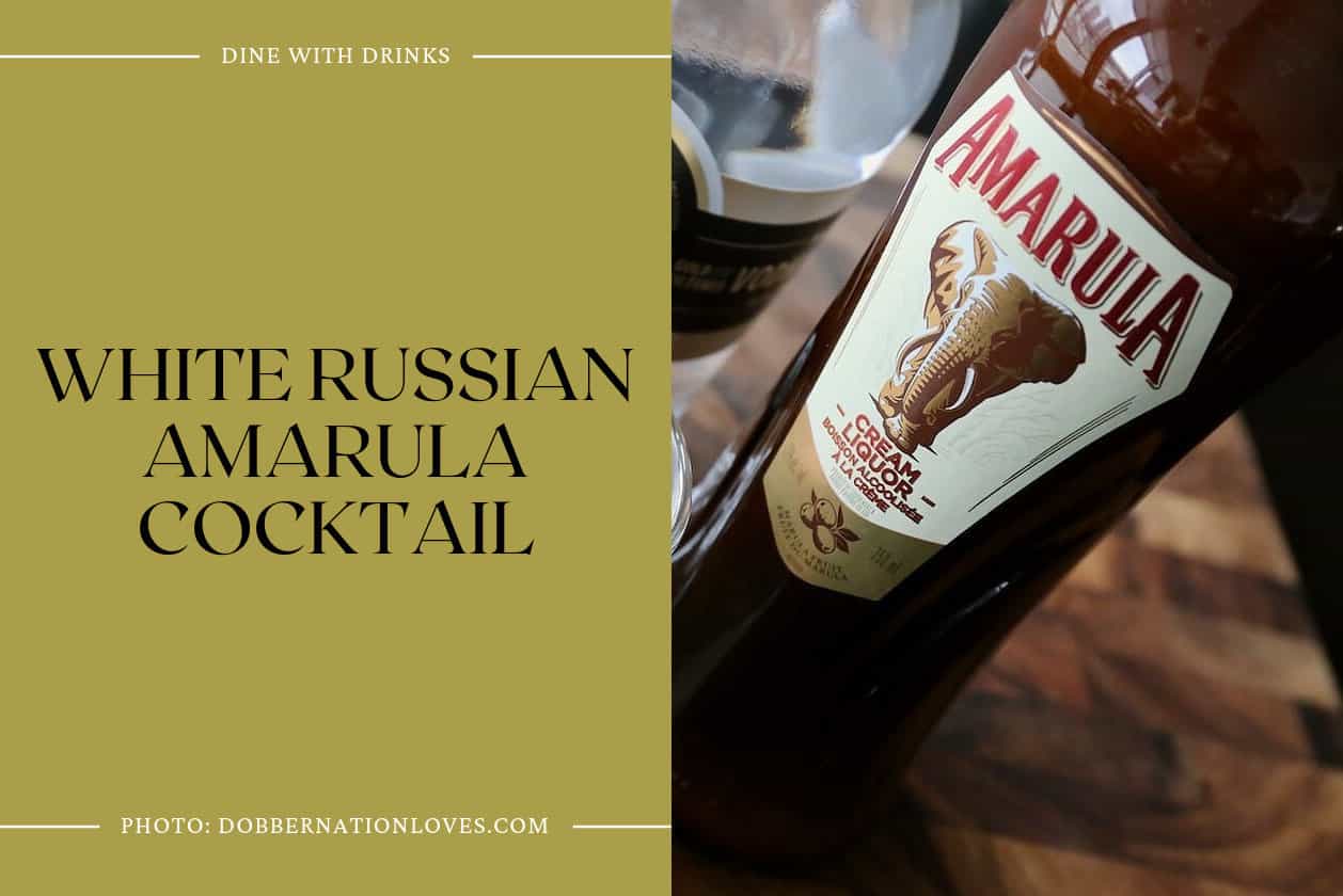 White Russian Amarula Cocktail