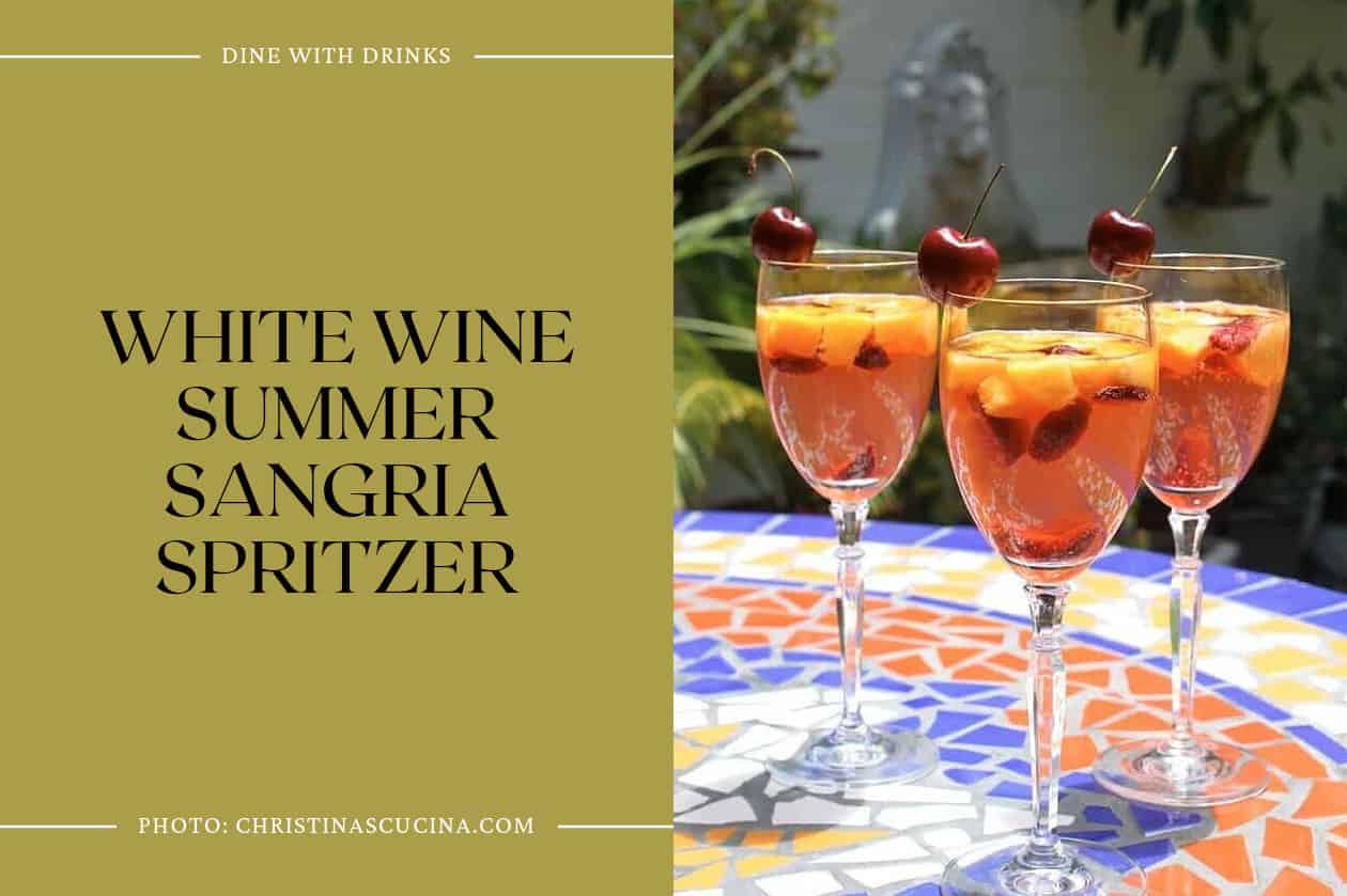 White Wine Summer Sangria Spritzer