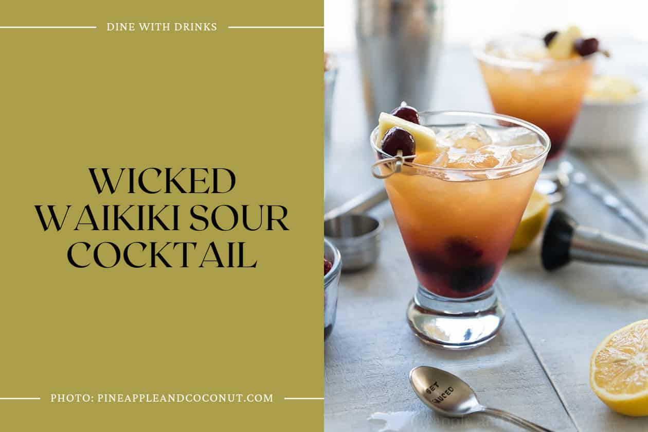 Wicked Waikiki Sour Cocktail