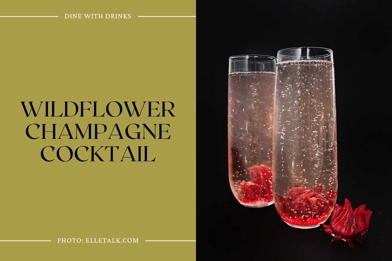 Wildflower Champagne Cocktail