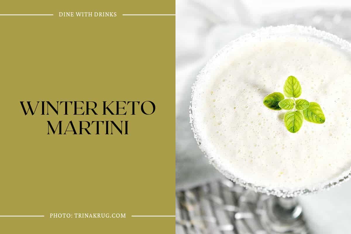 Winter Keto Martini
