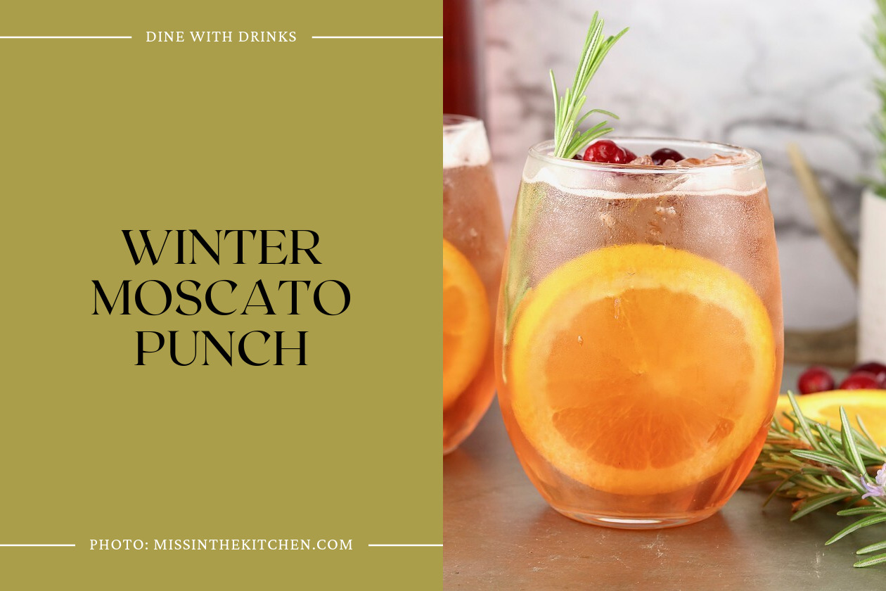 Winter Moscato Punch