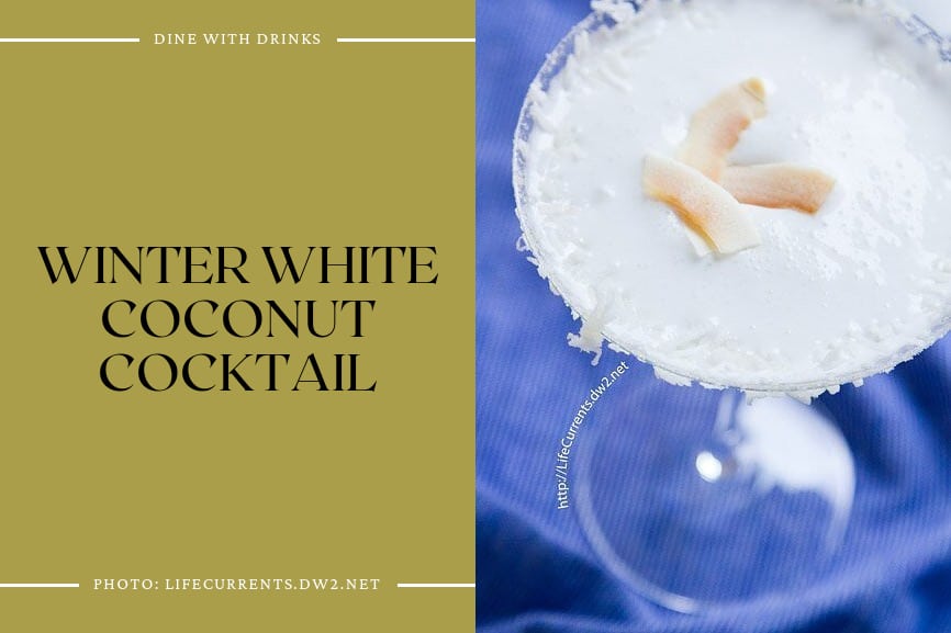 Winter White Coconut Cocktail