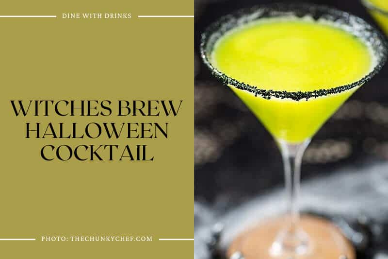 Witches Brew Halloween Cocktail