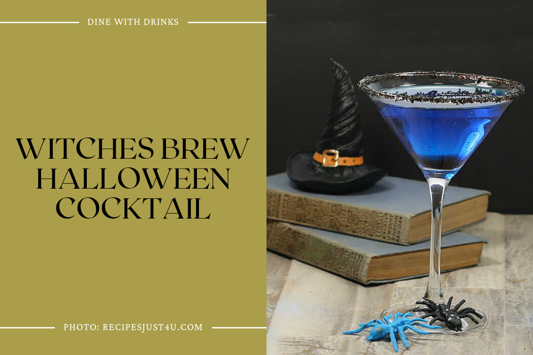 Witches Brew Halloween Cocktail