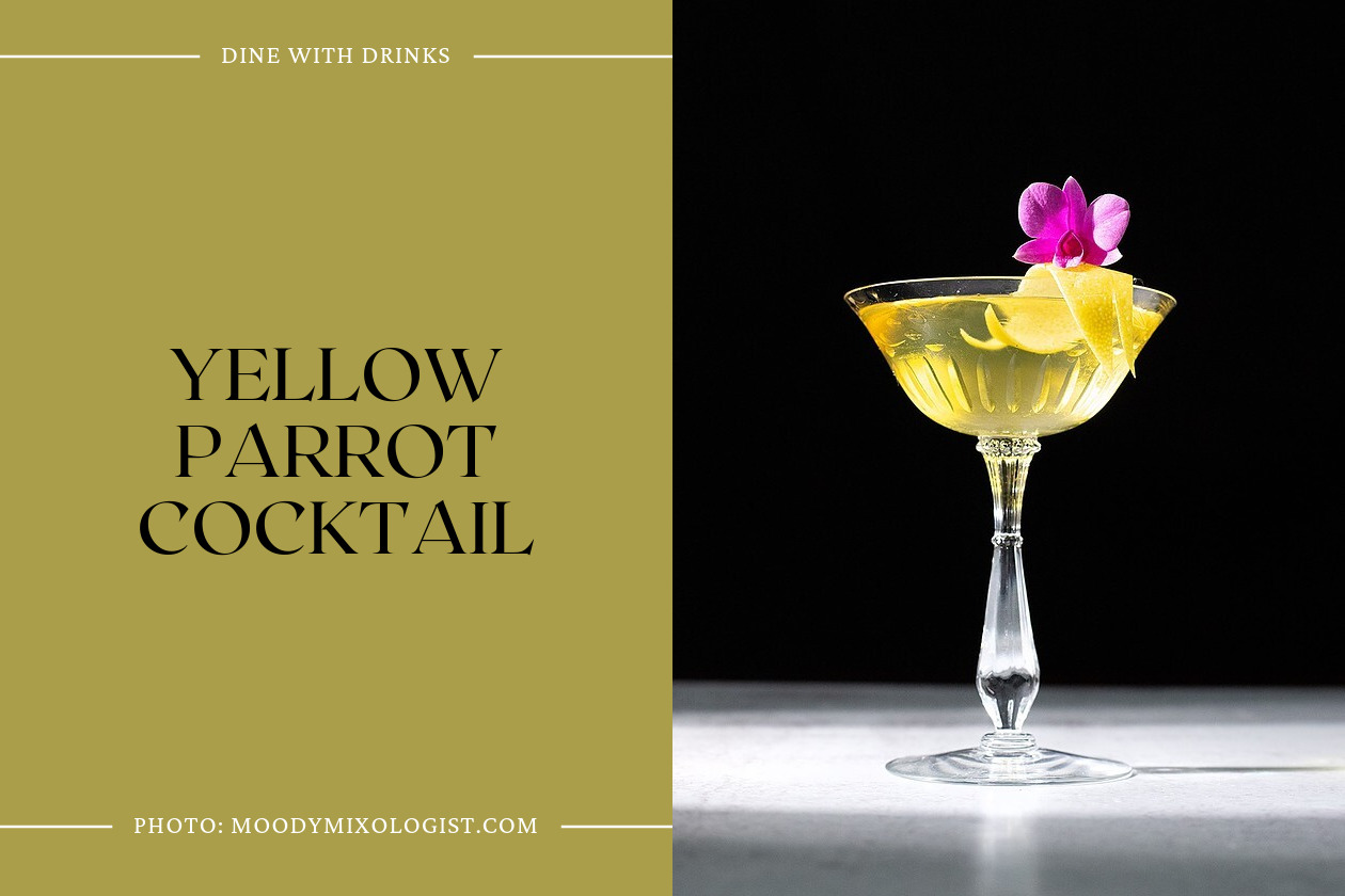 Yellow Parrot Cocktail