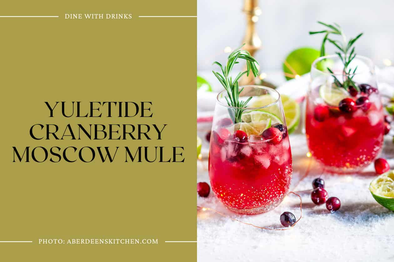 Yuletide Cranberry Moscow Mule