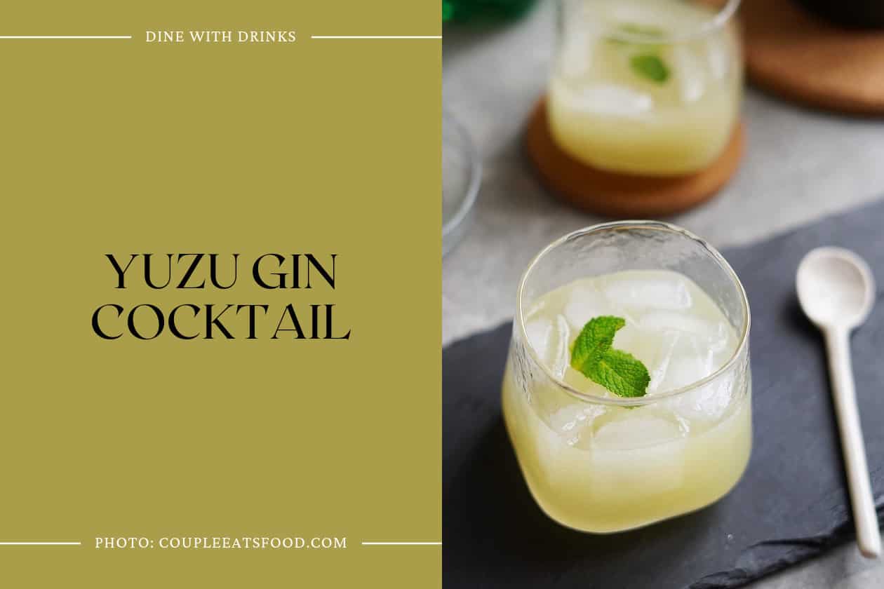 Yuzu Gin Cocktail