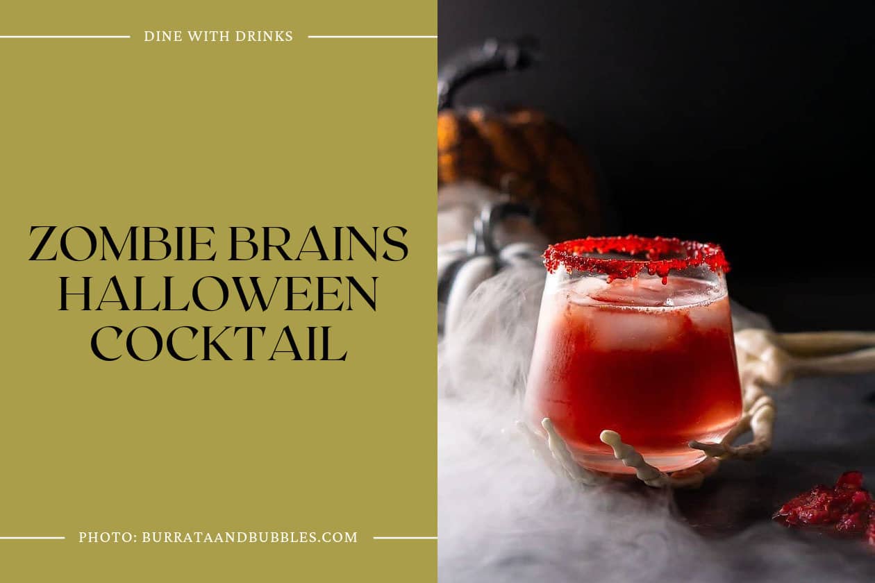 Zombie Brains Halloween Cocktail