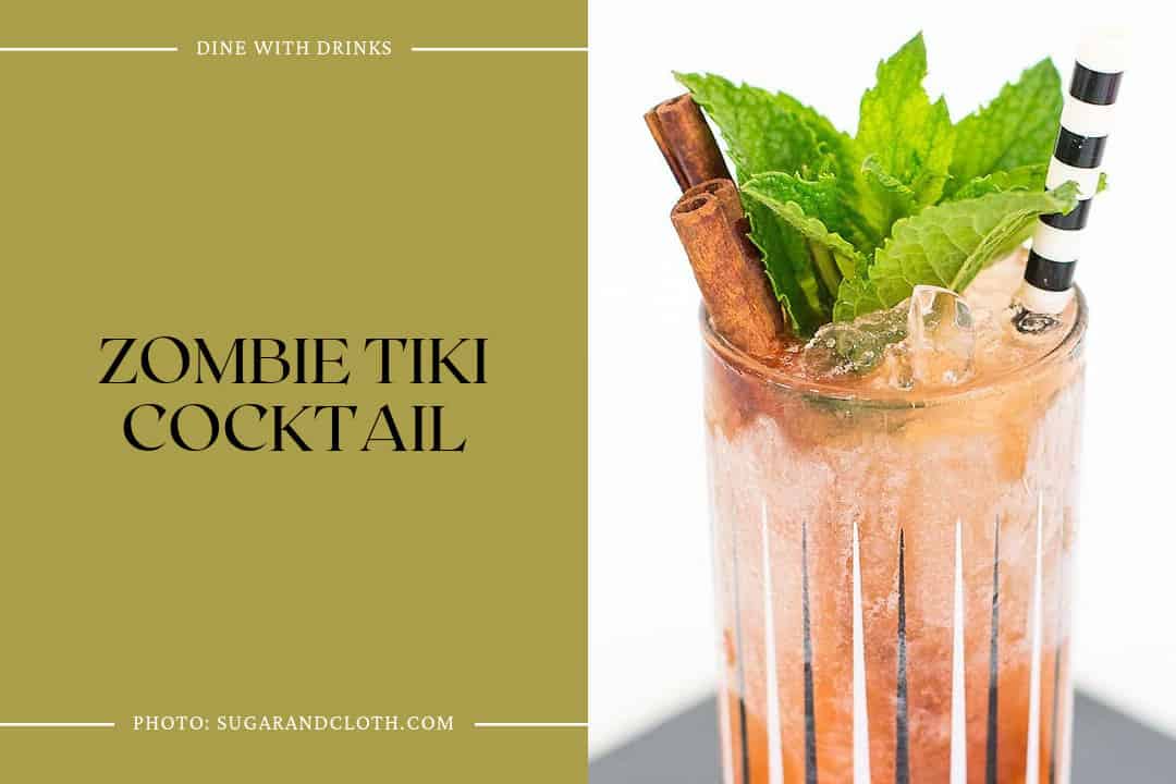 Zombie Tiki Cocktail