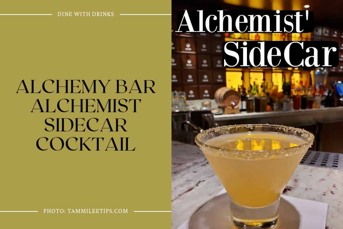 Alchemy Bar Alchemist Sidecar Cocktail