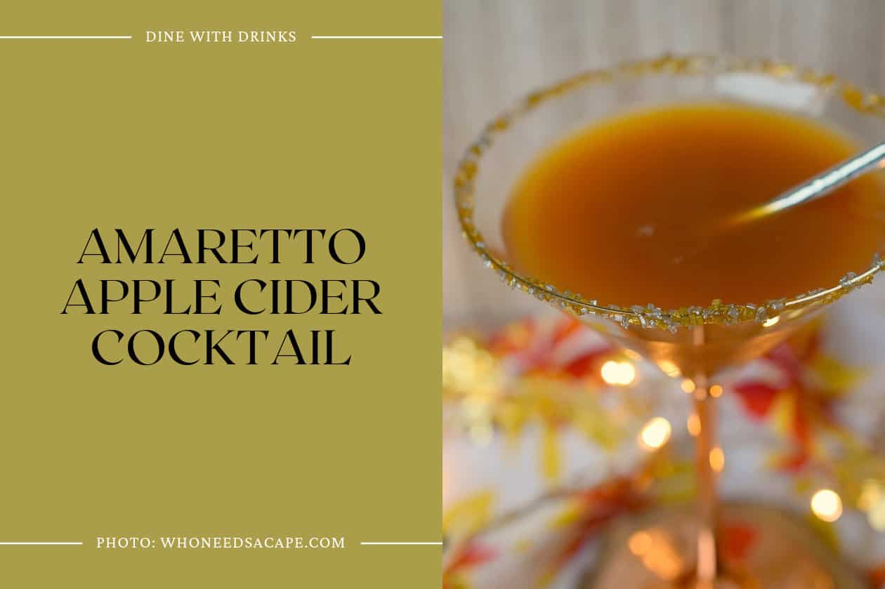 Amaretto Apple Cider Cocktail