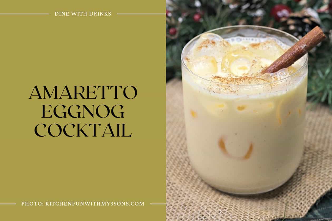 Amaretto Eggnog Cocktail