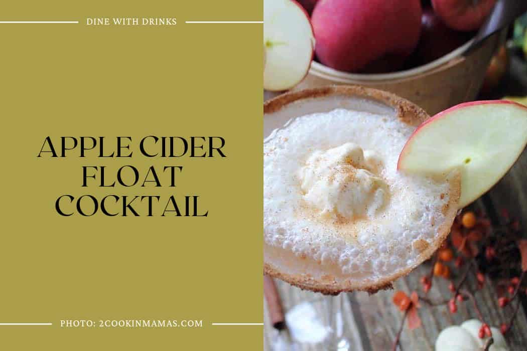 Apple Cider Float Cocktail