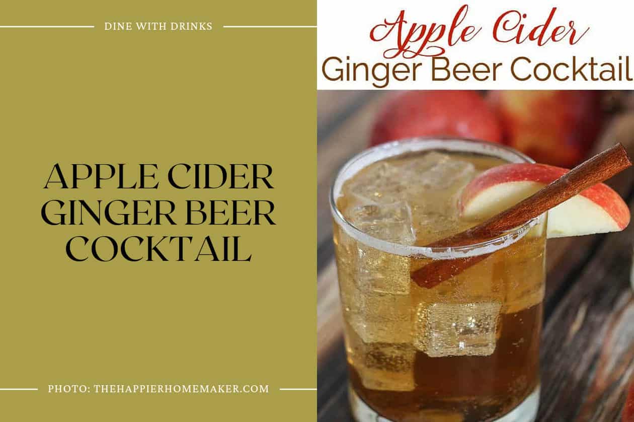 Apple Cider Ginger Beer Cocktail