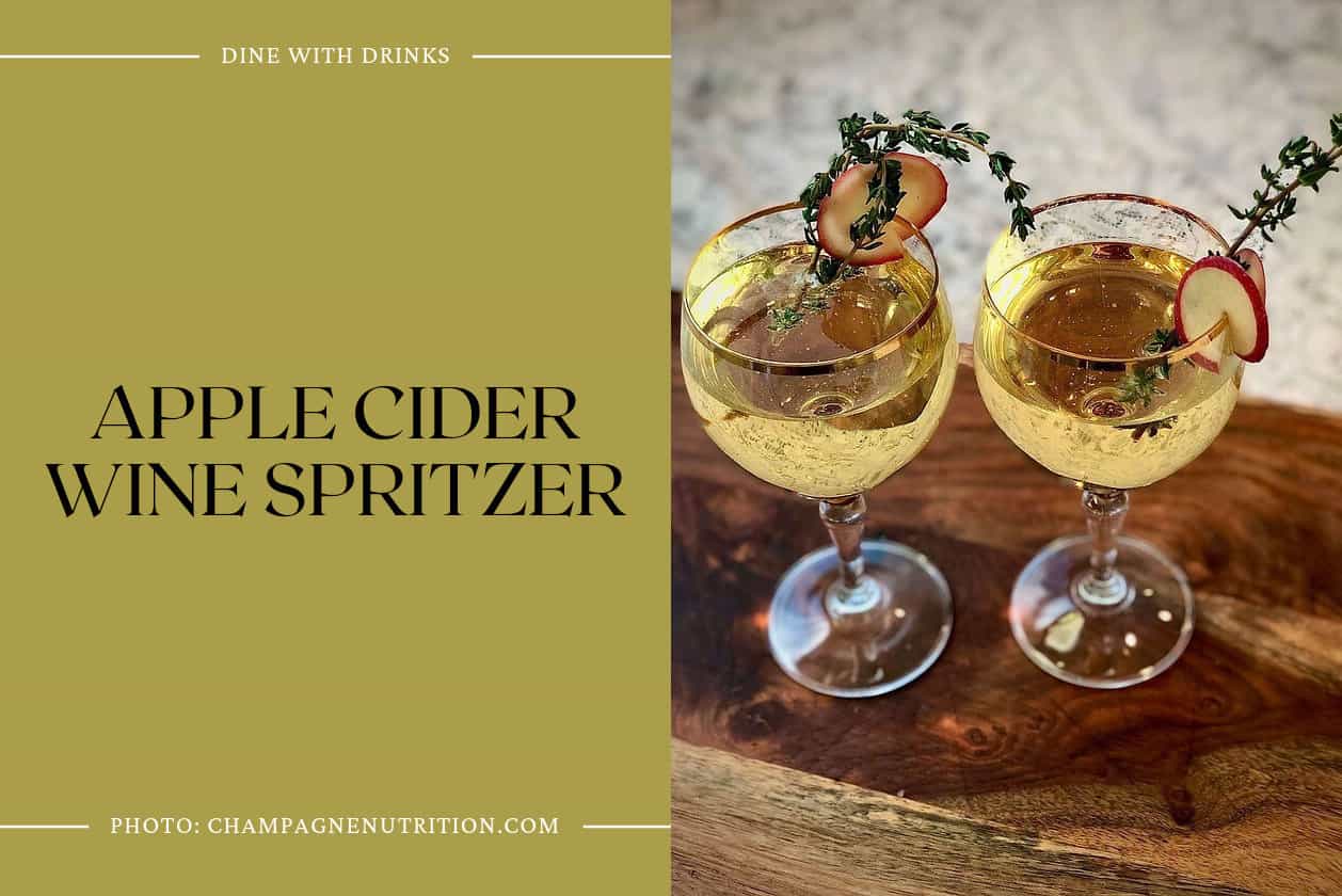 Apple Cider Wine Spritzer