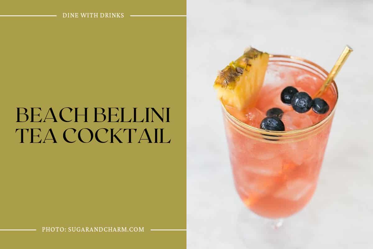 Beach Bellini Tea Cocktail