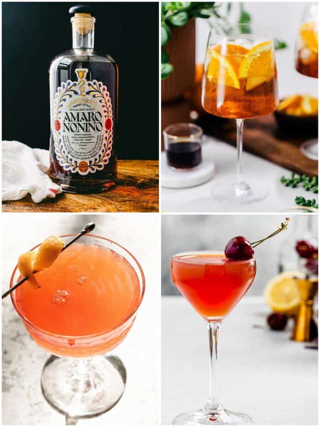 4 Amaro Nonino Cocktails You Need To Try Right Now