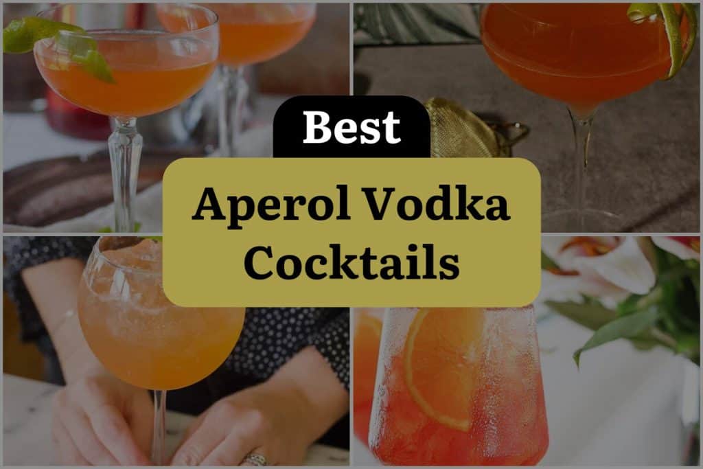 4 Aperol Vodka Cocktails That Will Have You Saying "Cheers