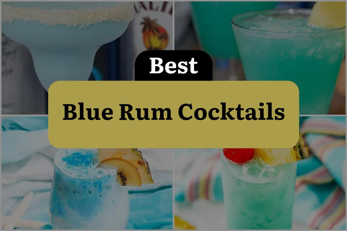 12 Best Blue Rum Cocktails