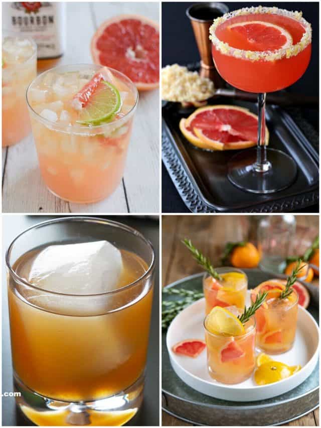 18 Bourbon And Grapefruit Juice Cocktails For A Tangy Twist