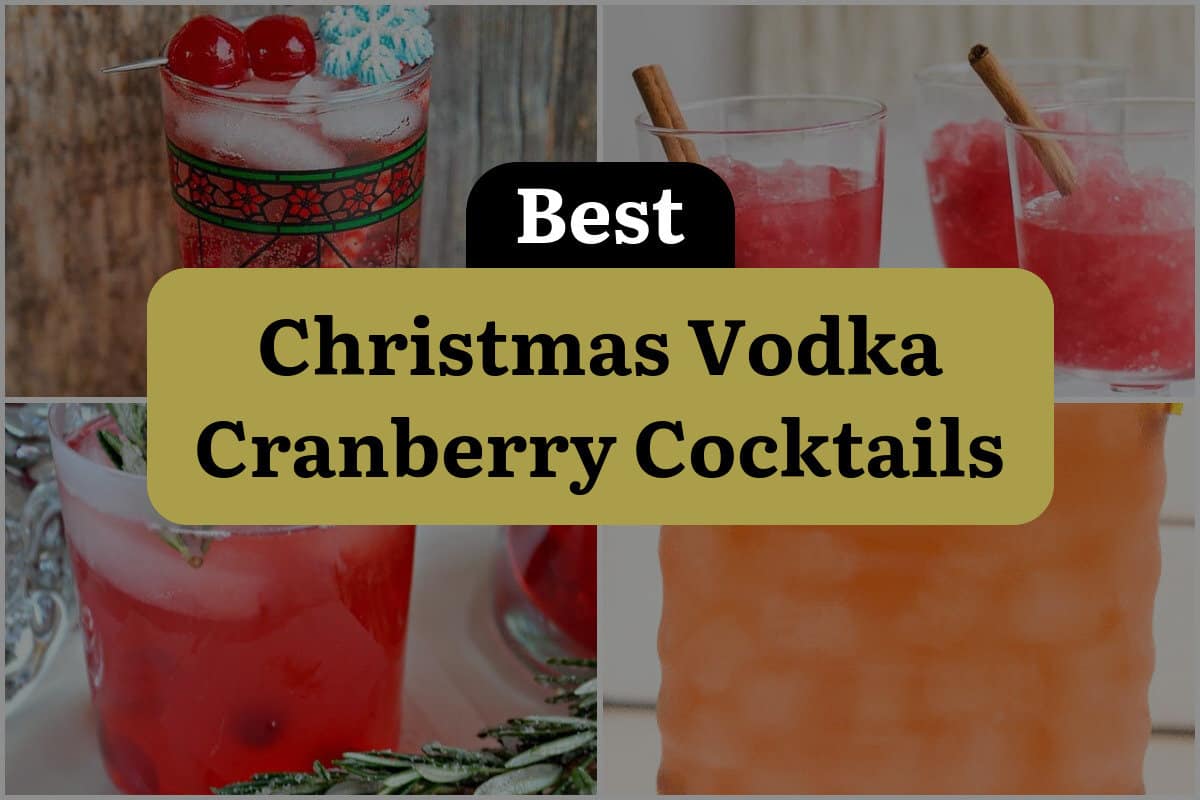 28 Best Christmas Vodka Cranberry Cocktails