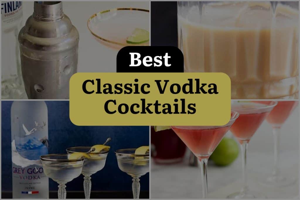 17 Classic Vodka Cocktails that will Shake Up Your Spirits