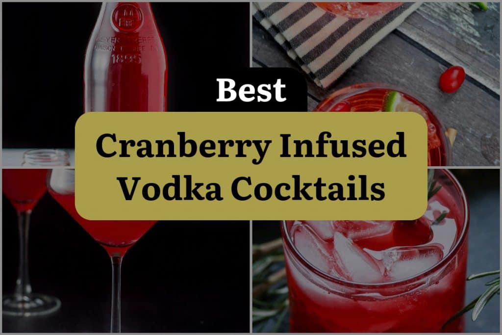16 Cranberry Infused Vodka Cocktails to Shake Up Your Night