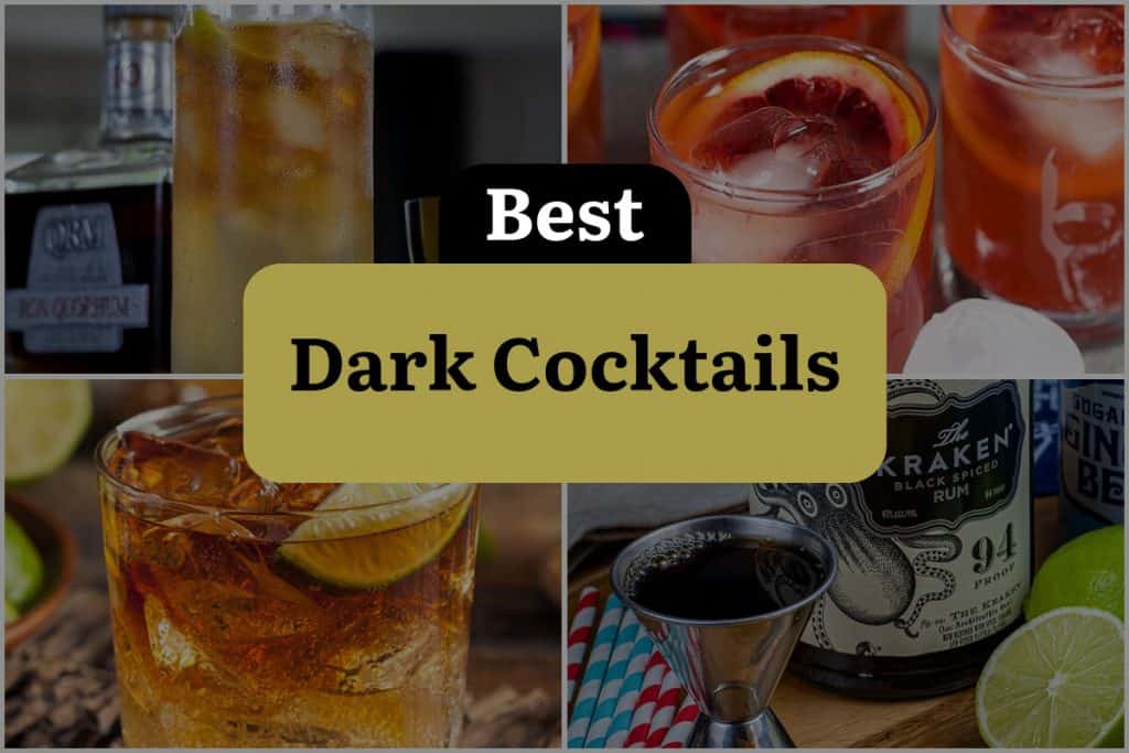 26 Dark Cocktails to Light Up Your Night! DineWithDrinks