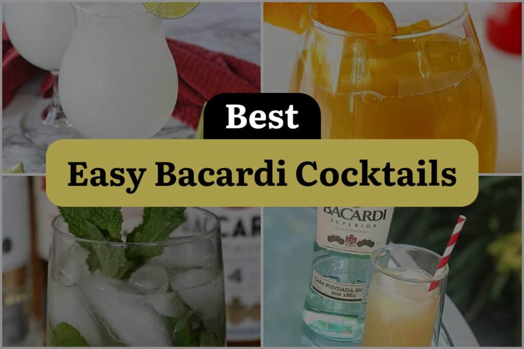 18 Easy Bacardi Cocktails That Will Shake Up Your Night! | DineWithDrinks