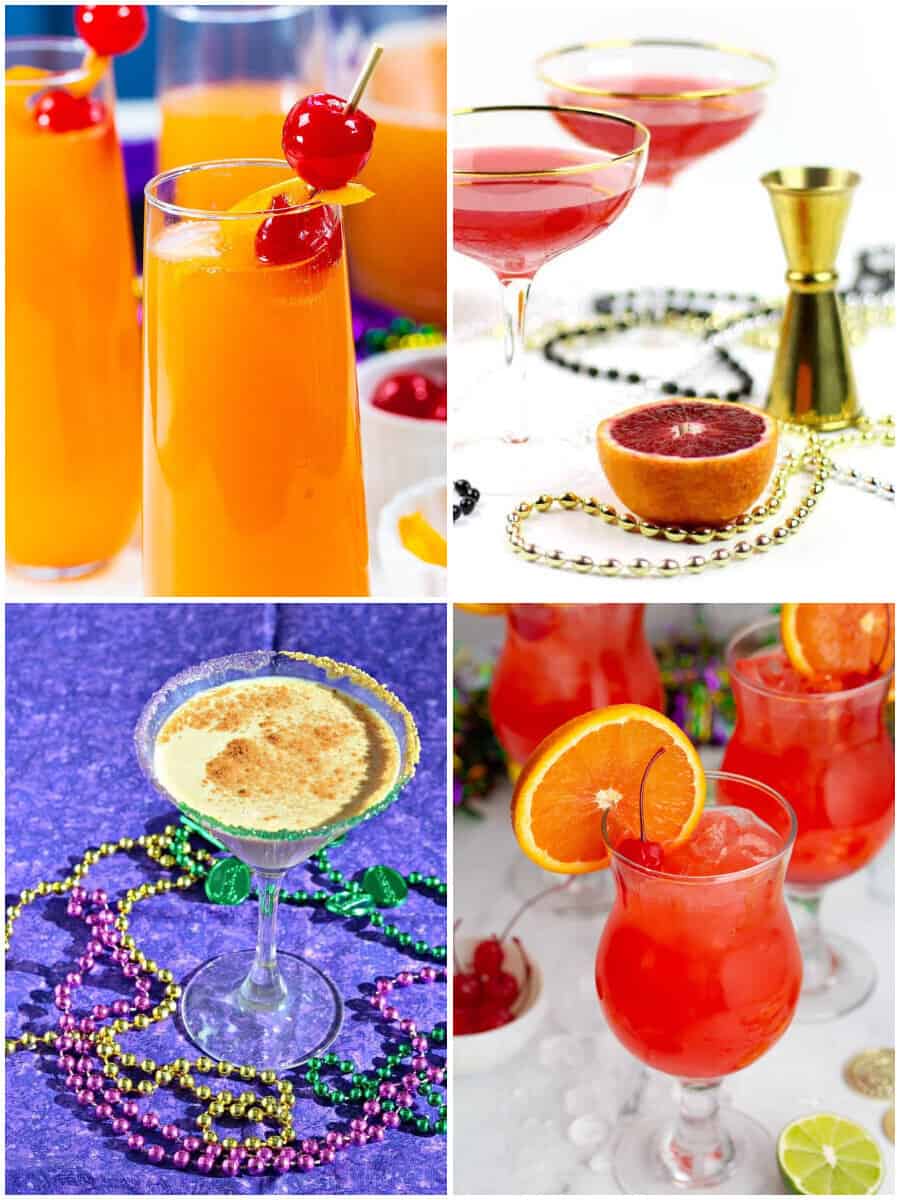 mardi gras bourbon drinks