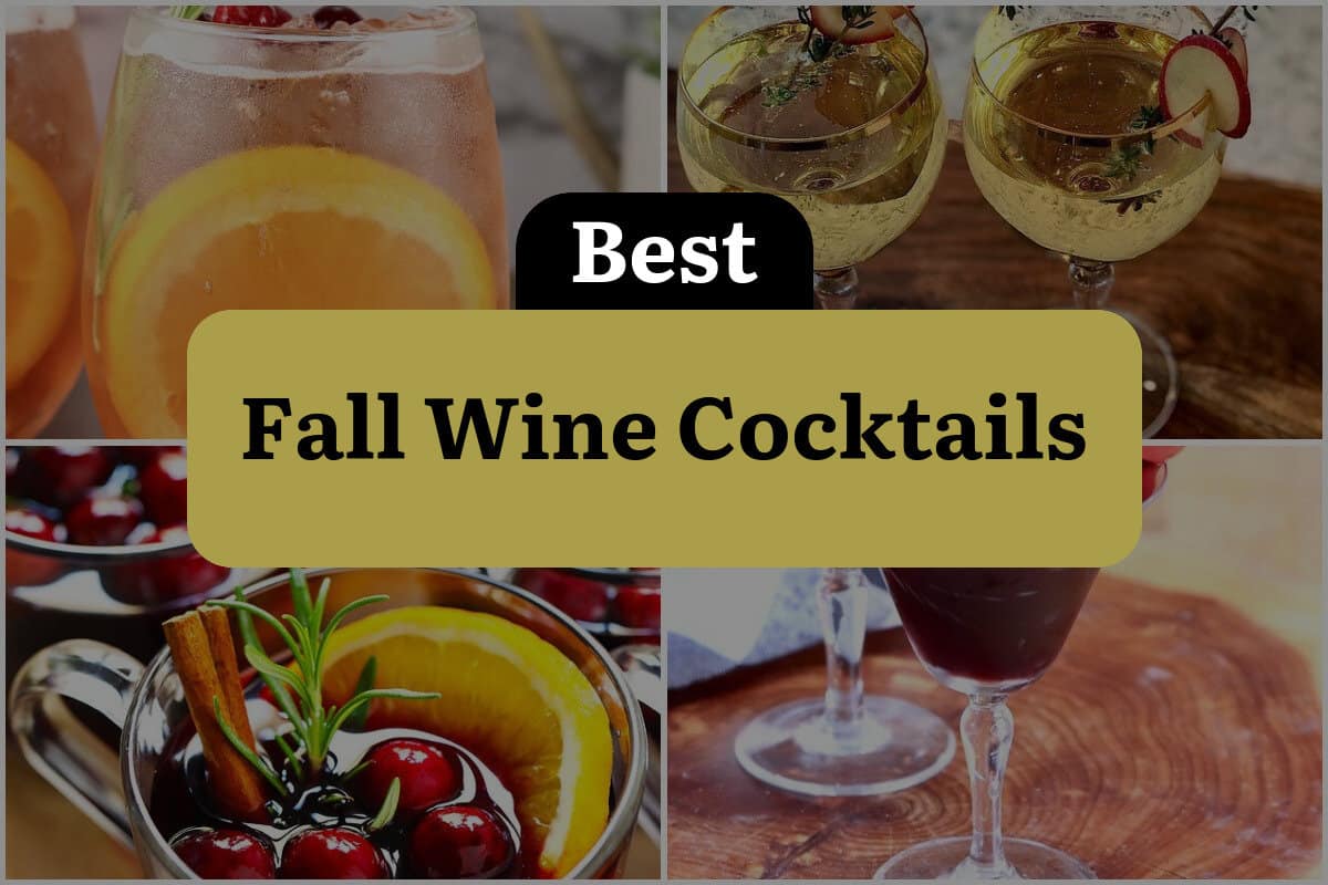 19 Best Fall Wine Cocktails