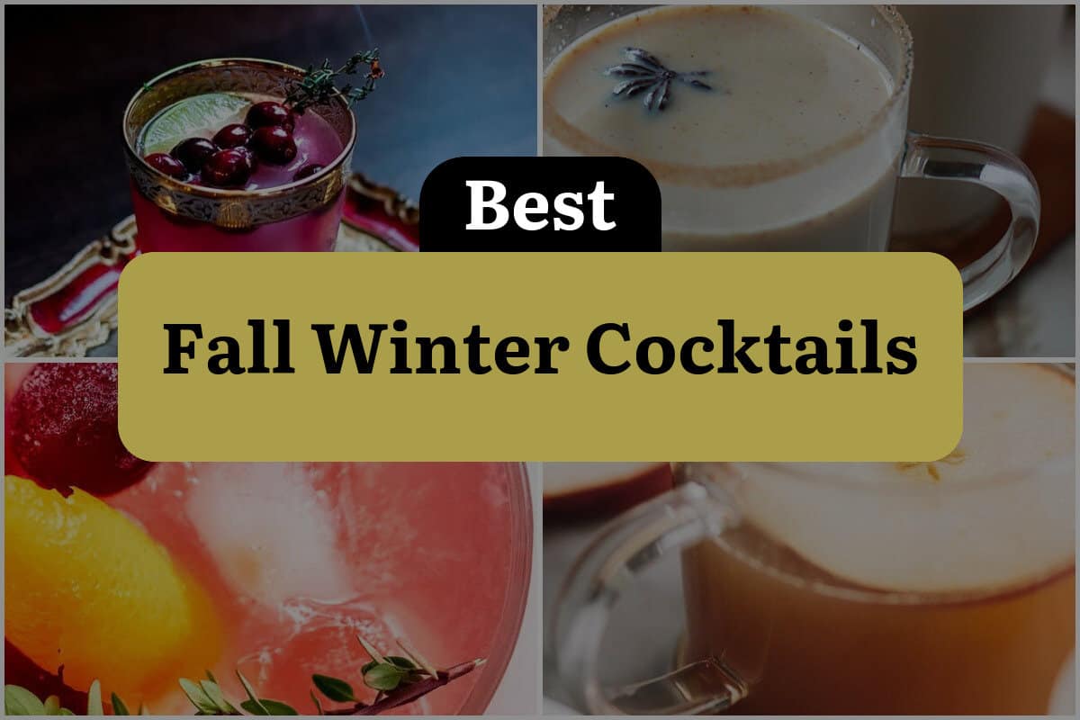 36 Best Fall Winter Cocktails